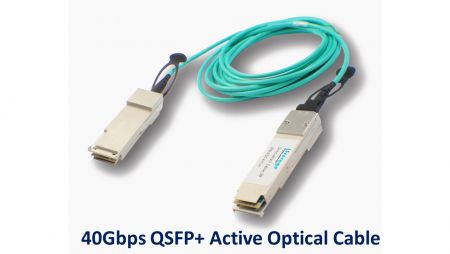 40Gbps QSFP+ Aktywny Kabel Optyczny